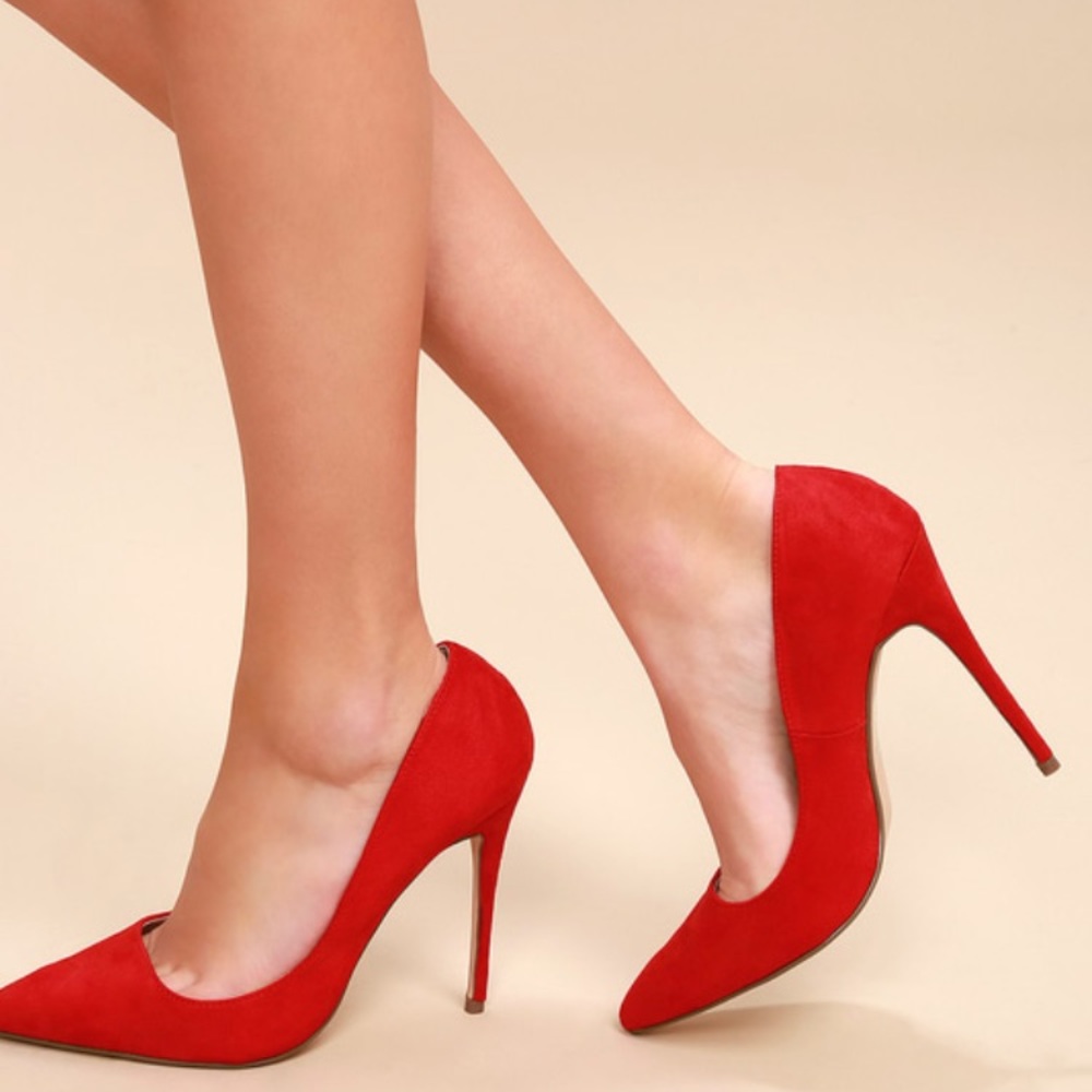 Red high heels